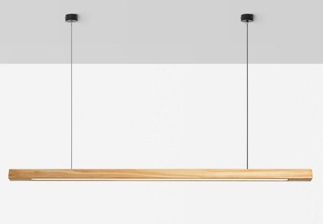 Sylvane | LED Wooden Pendant Light With Adjustable Height