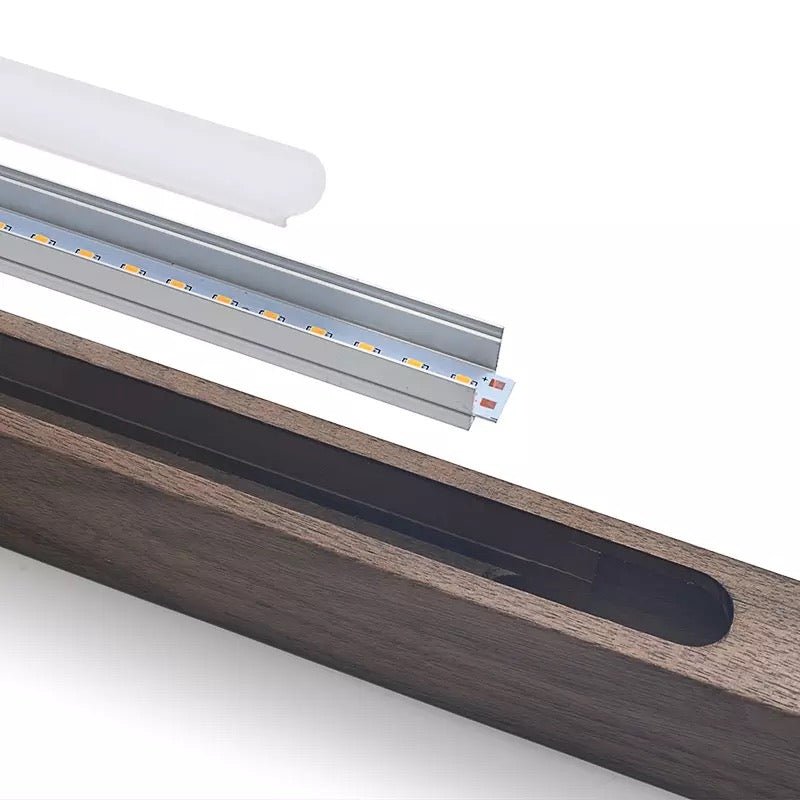 Sylvane | LED Wooden Pendant Light With Adjustable Height