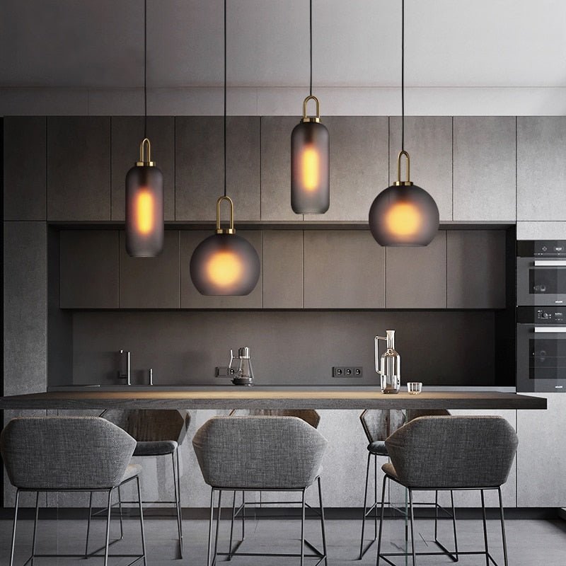Aurielle | Sleek Glass Pendant Lamp For Modern Ambiance