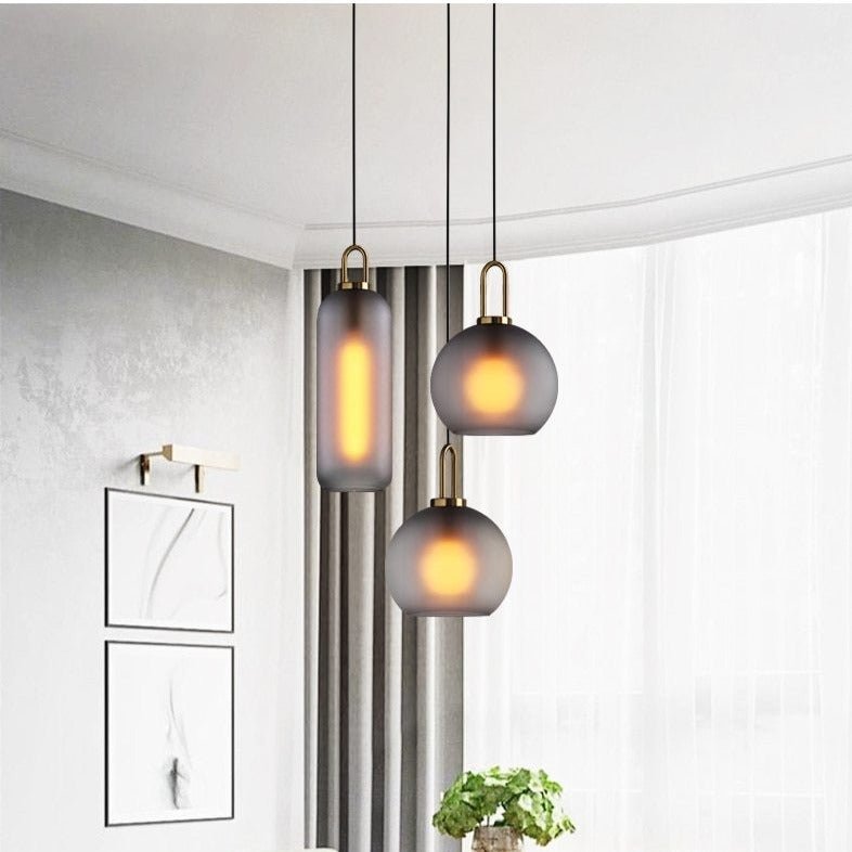 Aurielle | Sleek Glass Pendant Lamp For Modern Ambiance