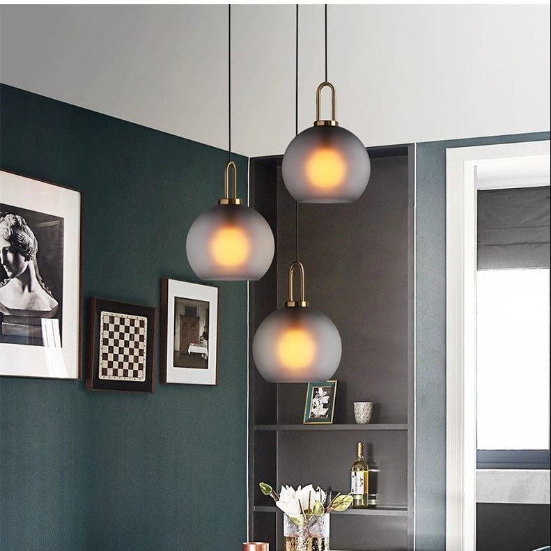 Aurielle | Sleek Glass Pendant Lamp For Modern Ambiance