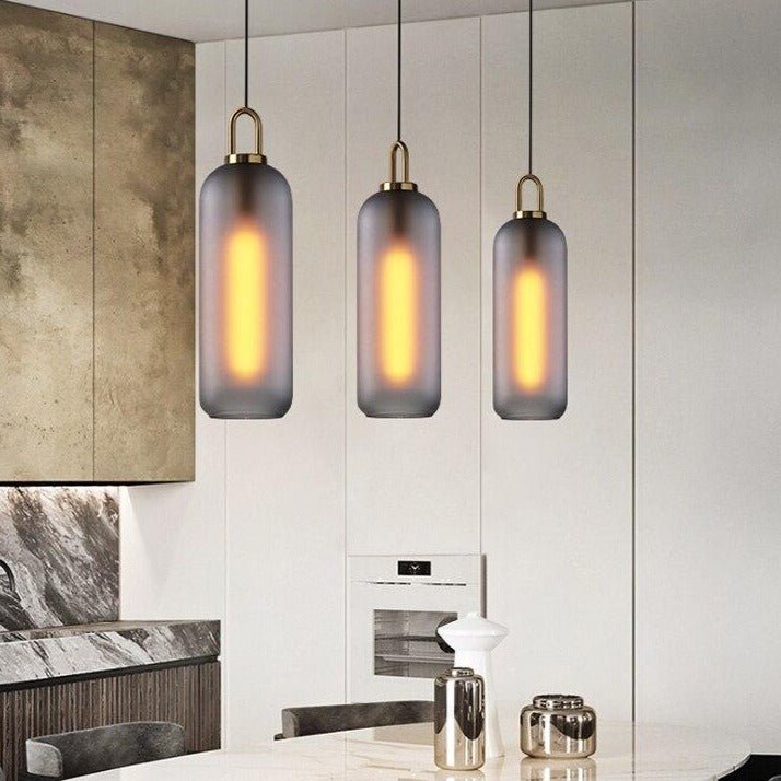Aurielle | Sleek Glass Pendant Lamp For Modern Ambiance