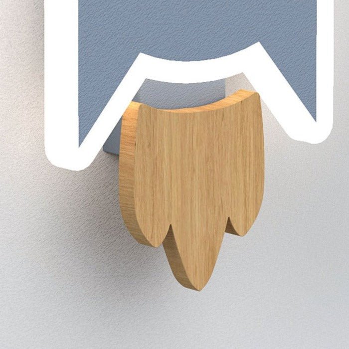 OrbitGlow | Mini Rocket LED Wall Light for Kids' Rooms