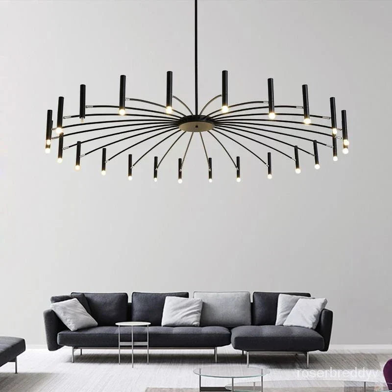 VernoGlow | Elegant Mid-Century Modern LED Chandelier