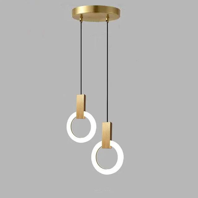 Liora Nordic LED Ring Pendant Light For Dining Room