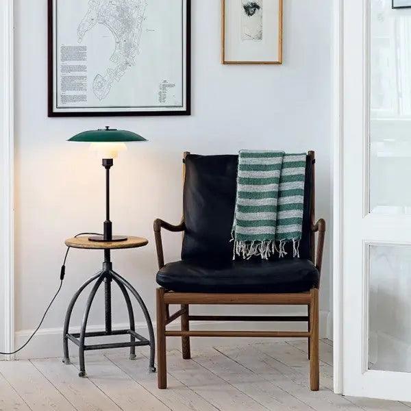 Vellora | Modern Low-Profile Metal Lamp with Opal Shades