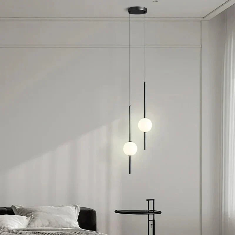 Aurelin | Modern LED Pendant Lamp in Wood Finish for Dining