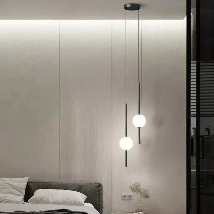 Aurelin | Modern LED Pendant Lamp in Wood Finish for Dining