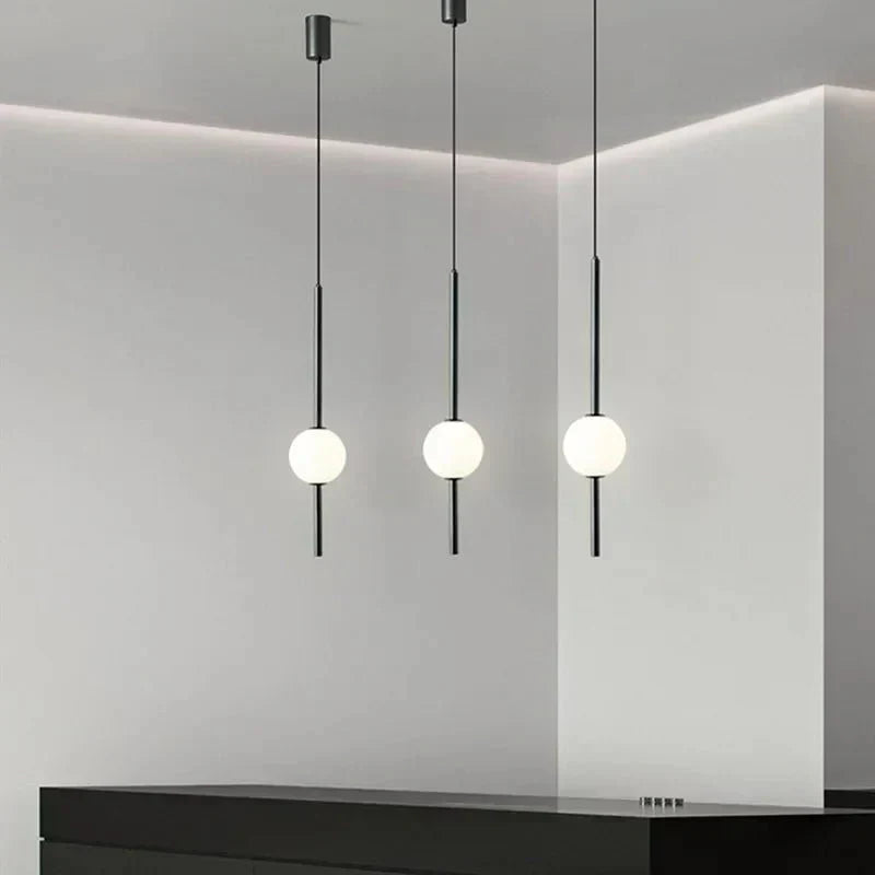 Aurelin | Modern LED Pendant Lamp in Wood Finish for Dining