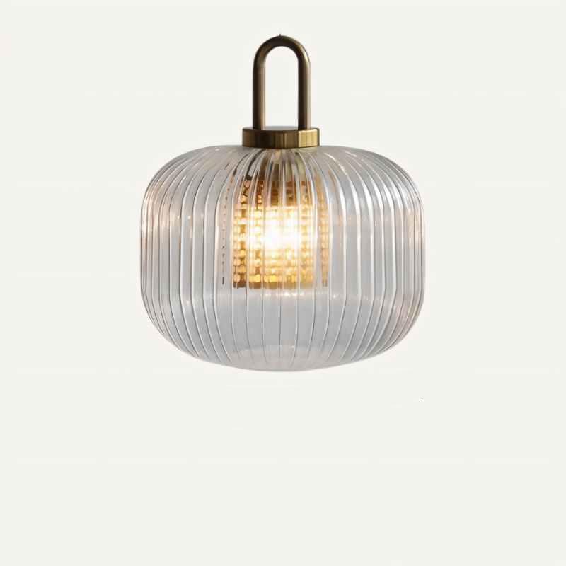 Trellis | Striped Glass Pendant Light for Living Rooms