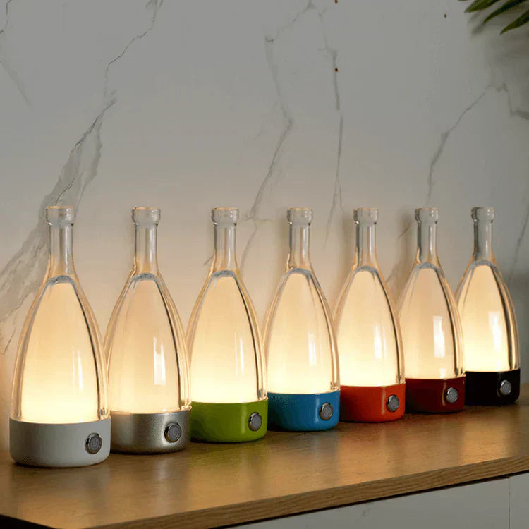 VinoGlow Rechargeable Wine Bottle Lamp For Ambient Light