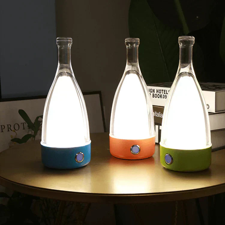VinoGlow Rechargeable Wine Bottle Lamp For Ambient Light