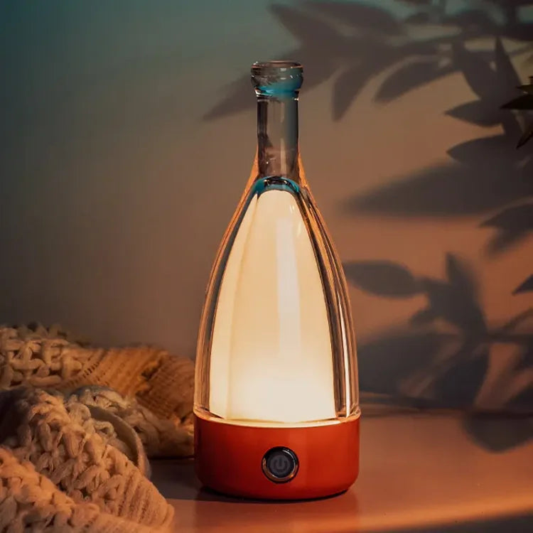 VinoGlow Rechargeable Wine Bottle Lamp For Ambient Light