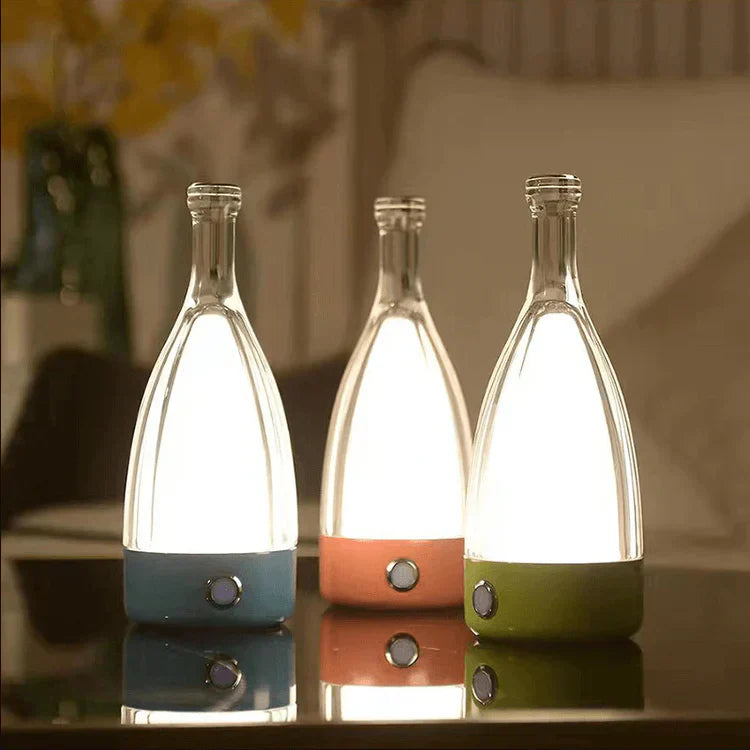 VinoGlow Rechargeable Wine Bottle Lamp For Ambient Light