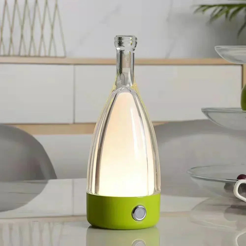 VinoGlow Rechargeable Wine Bottle Lamp For Ambient Light