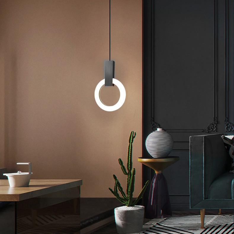 Liora Nordic LED Ring Pendant Light For Dining Room