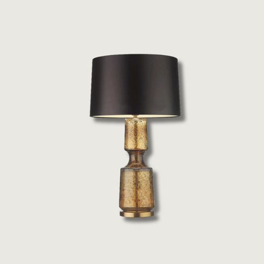 Aurelin Elegant Metal And Glass Table Lamp For Office
