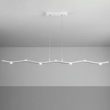 Novara Slim Linear LED Pendant Light for Kitchen Spaces