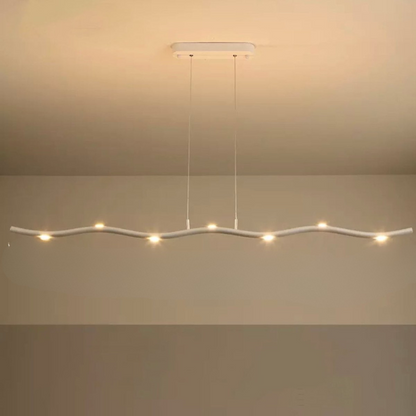 Novara Slim Linear LED Pendant Light for Kitchen Spaces