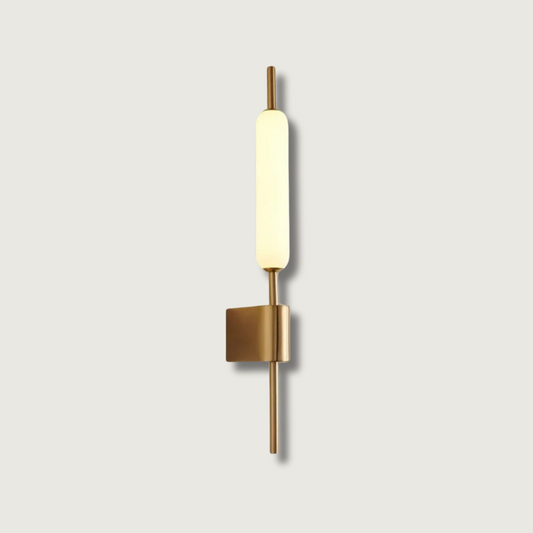 LumaVell Elegant Gold LED Wall Sconce for Living Room