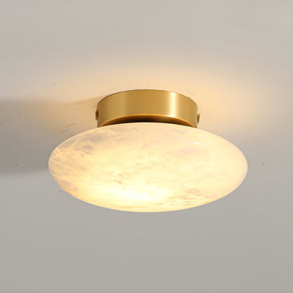 LioraGlow | Oval Alabaster Wall Sconce Soft Diffused Light