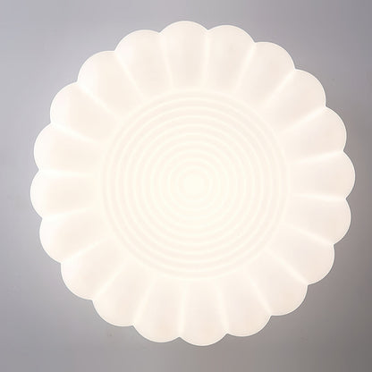 LumaVell Modern Ceiling Lamp With White Shade For Home Use