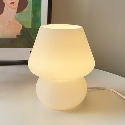 Caelora Crystal Table Lamp With Textured Glass Globe