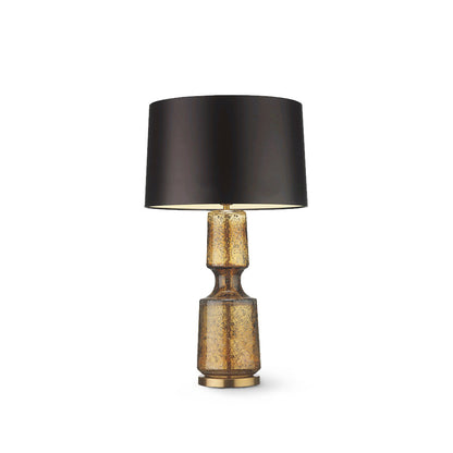 Aurelin Elegant Metal And Glass Table Lamp For Office