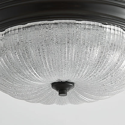 Lorian | Brass Finish Minimalist Ceiling Light, Warm Glow