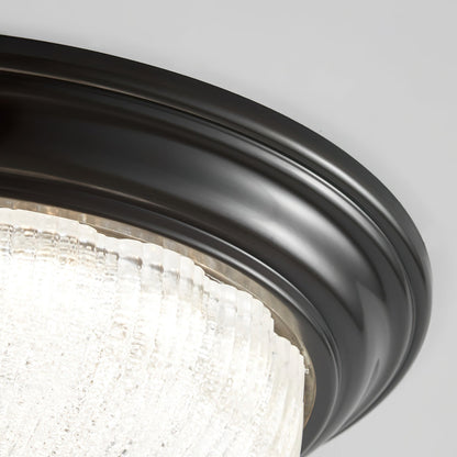 Lorian | Brass Finish Minimalist Ceiling Light, Warm Glow