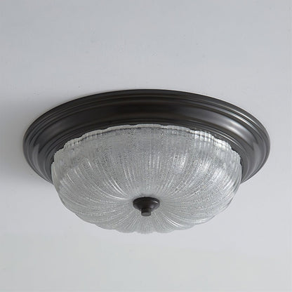 Lorian | Brass Finish Minimalist Ceiling Light, Warm Glow
