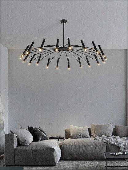 VernoGlow | Elegant Mid-Century Modern LED Chandelier