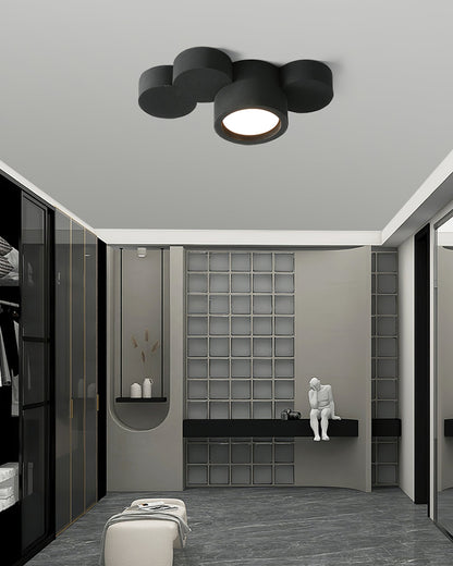 Lunara Paintable Round Ceiling Light For Modern Interiors