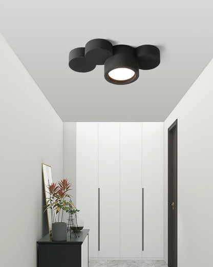 Lunara Paintable Round Ceiling Light For Modern Interiors
