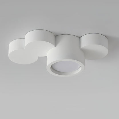 Lunara Paintable Round Ceiling Light For Modern Interiors