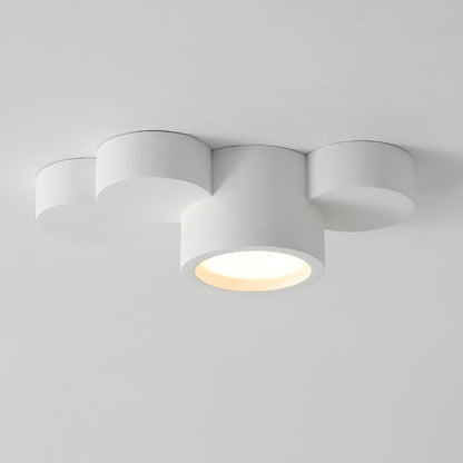 Lunara Paintable Round Ceiling Light For Modern Interiors