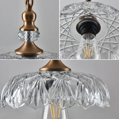 Marinell | Mid-Century Mini Glass Kitchen Pendant Light