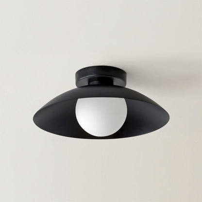 Nordelle Minimalist Ceiling Light With Diffused Glass Shade