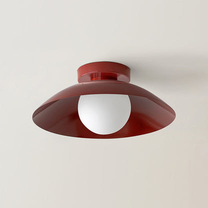 Nordelle Minimalist Ceiling Light With Diffused Glass Shade