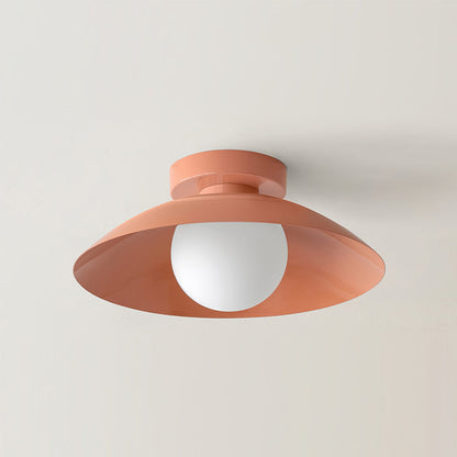 Nordelle Minimalist Ceiling Light With Diffused Glass Shade