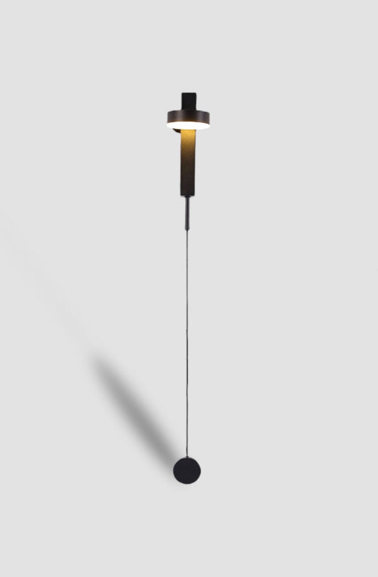 VeraLume | Sleek Black And Gold Wall Lamp For Living Rooms