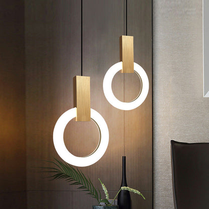 Liora Nordic LED Ring Pendant Light For Dining Room