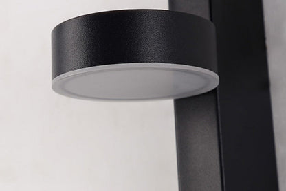 VeraLume | Sleek Black And Gold Wall Lamp For Living Rooms