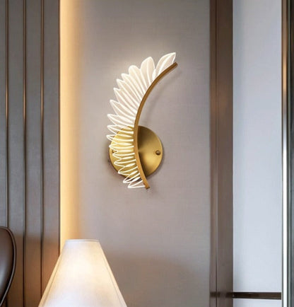 Seraphine | Golden Wing Wall Lamp For Home Accent Lighting