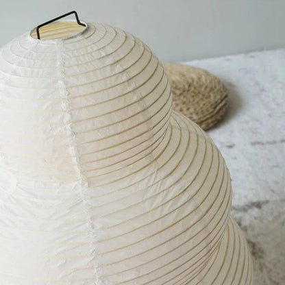 HinataGlow LED Japandi Rice Paper Desk Lamp With Soft Glow
