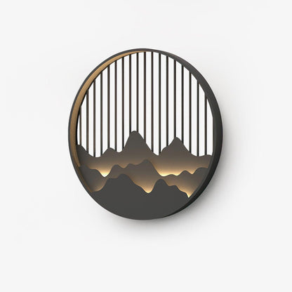 Montelle | Outdoor Wall Light With Circular Pattern