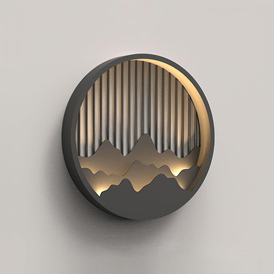 Montelle | Outdoor Wall Light With Circular Pattern