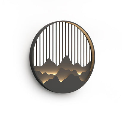Montelle | Outdoor Wall Light With Circular Pattern
