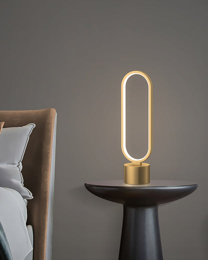Avelon | Table Lamp With Integrated LED And Brass Accents