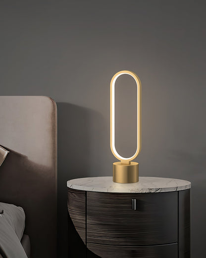 Avelon | Table Lamp With Integrated LED And Brass Accents